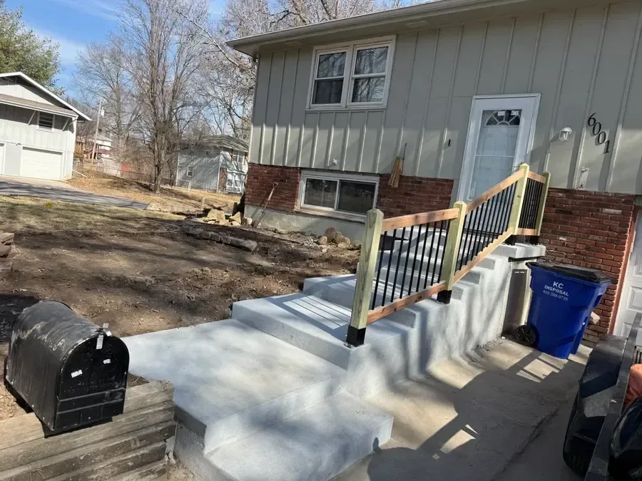 Concrete sidewalk and walkway installation — Liberty, MO
