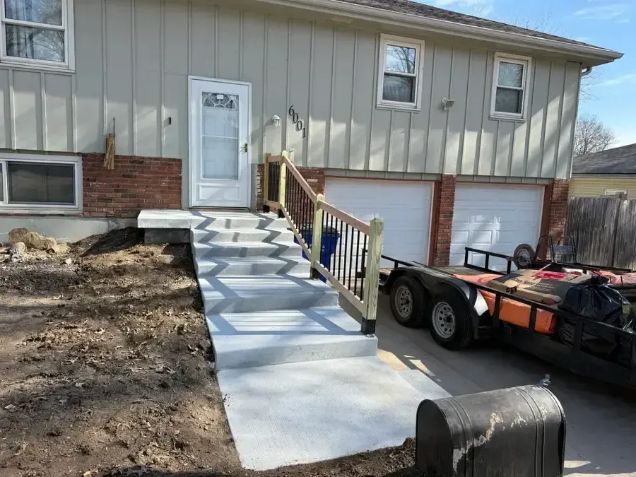 Concrete steps and staircase construction — Lenexa, KS